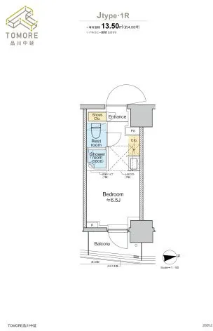 TOMORE Shinagawa Nakanobu - Floor Plan - ["White", "Plan", "Diagram"]