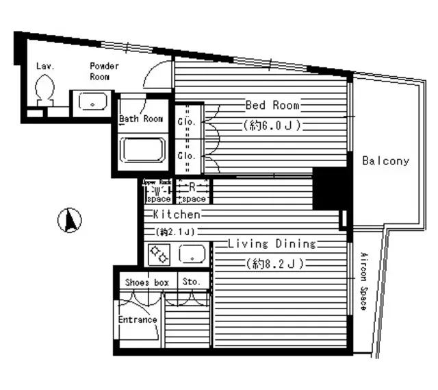 Regalo Nishiwaseda - Floor Plan - Floor plan