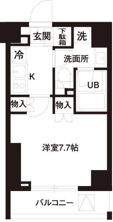 Residia Shirokane Takanawa - Floor Plan - ["White", "Diagram", "Plan"]