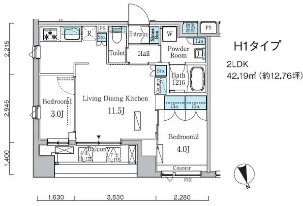 Primal Central MINATO - Floor Plan - ["Diagram", "Plan", "Number"]