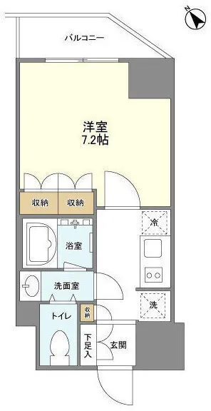 KURAMAE214 - Floor Plan - ["Floor", "Wood flooring", "Tile Flooring"]