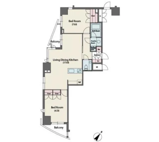 MFPR Yoyogi Tower - Floor Plan - ["Floor plan", "Plan", "Land lot"]