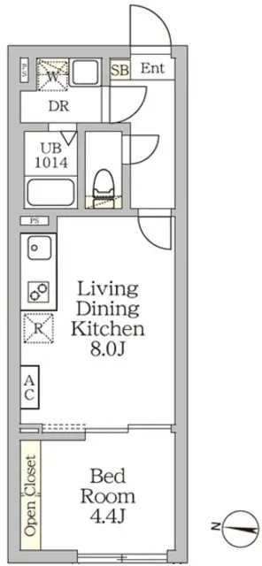 Aglaia Shinjuku Nishiochiai - Floor Plan - []