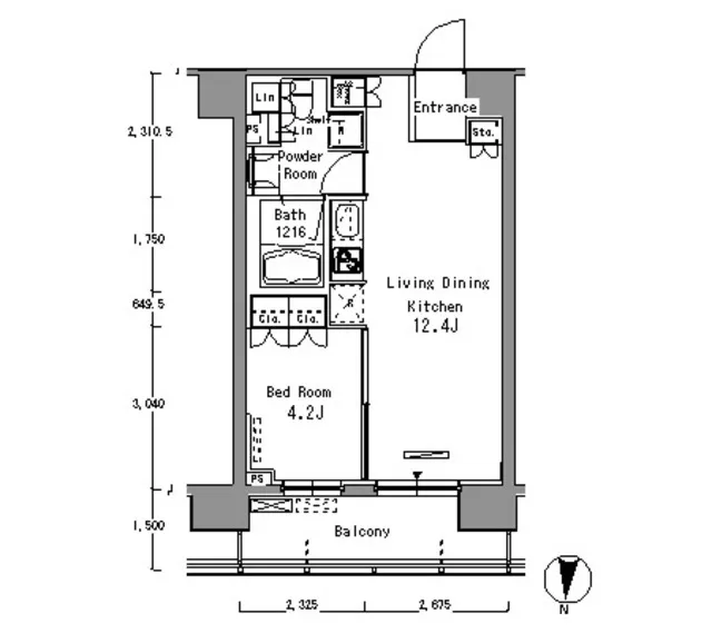 Park Axis Toyocho - Floor Plan - ["Schematic", "Rectangle", "Font"]