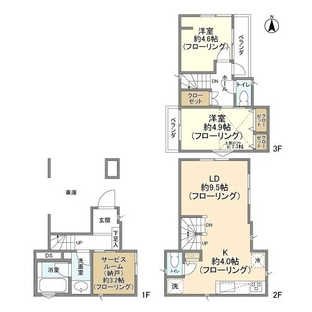 6-20-13 Higashi-Nippori, Arakawa-Ku, Tokyo - Floor Plan - ["Rectangle", "Schematic", "Font"]