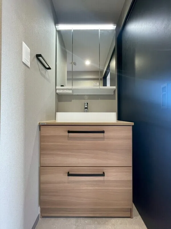 LUMIEC un Sasazuka - Interior - ["Wood", "Flooring", "Bathroom cabinet"]