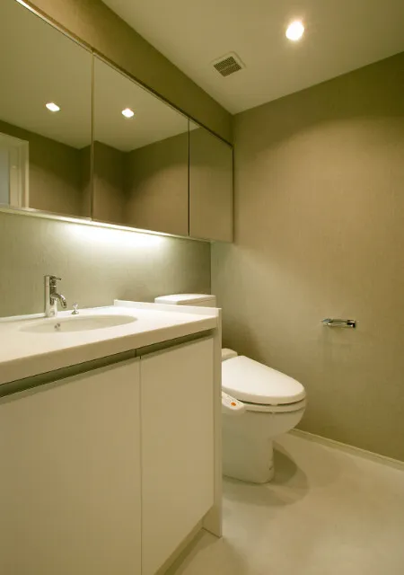 Castalia Azabujuban - Interior - ["Bathroom cabinet", "Mirror", "Sink"]