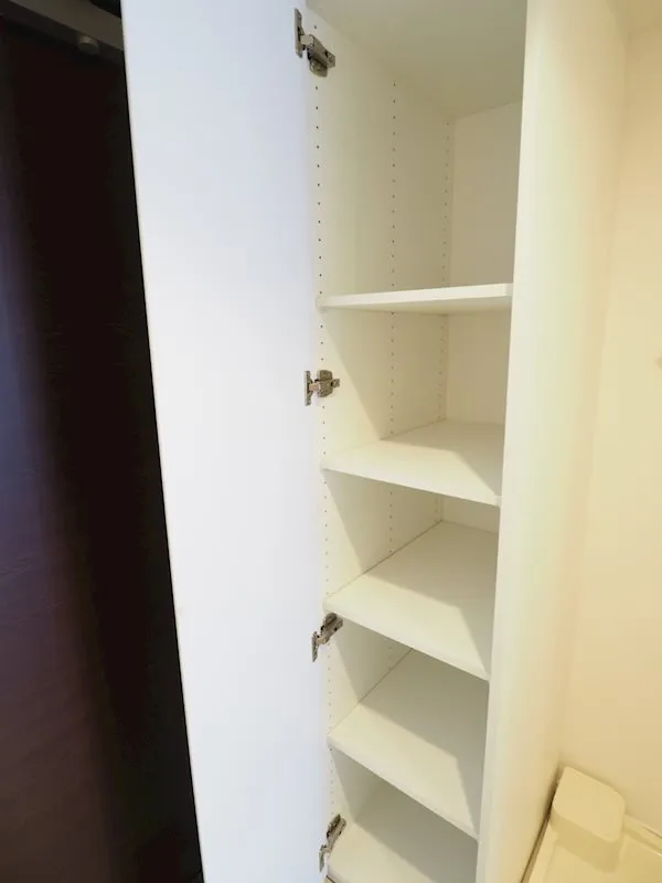 Cross Residence Osaki - Interior - ["Shelf", "Wood", "Shelving"]