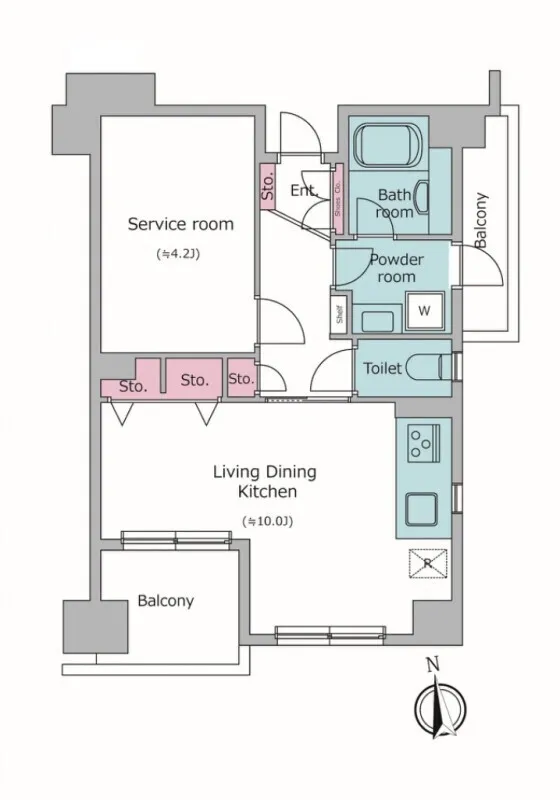 RESIDIA Chofu - Floor Plan - ["Diagram", "Floor plan", "Plan"]