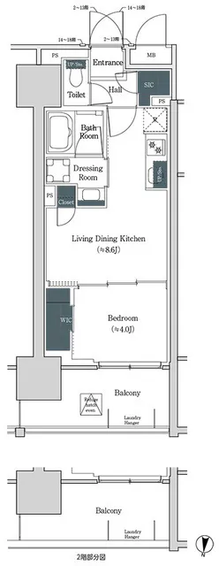 Brookside Residence Kiba - Floor Plan - ["Diagram", "Plan", "Technical drawing"]