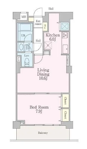 Gramercy Ebisu - Floor Plan - ["Rectangle", "Map", "Parallel"]