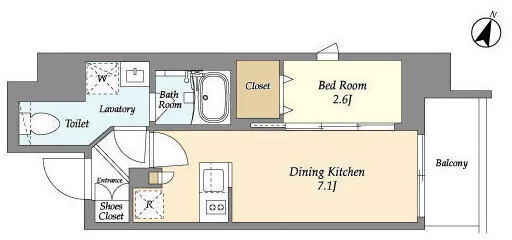Season Flats Higashijujo - Floor Plan - ["Floor plan"]