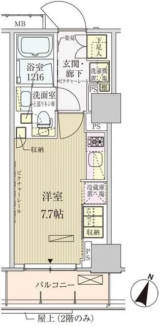 Park Axis Akasakamitsuke - Floor Plan - ["Floor plan", "Plan", "Schematic"]
