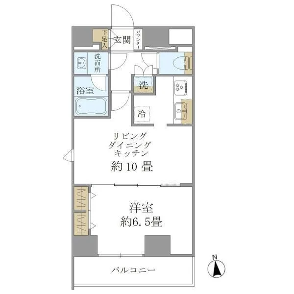 PREMIUM CUBE Ueno - Floor Plan - ["Rectangle", "Parallel", "Font"]