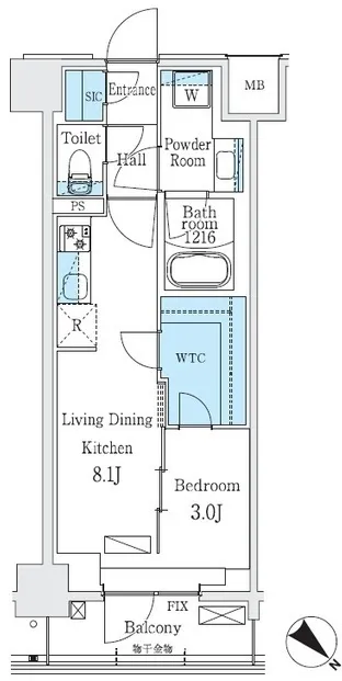 Urban Breeze Sugamo - Floor Plan - []