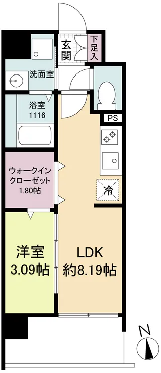 WORVE Suita Esaka - Floor Plan - ["Tile Flooring"]