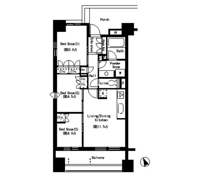Park Axis Otsuka - Floor Plan - ["Floor plan", "Diagram", "Plan"]