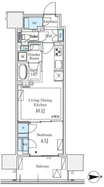 Grand City Tower Tsukishima - Floor Plan - []