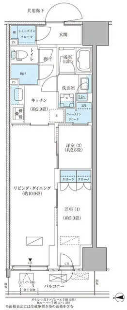 Park Axis Shinagawa Tennozu Isle - Floor Plan - []