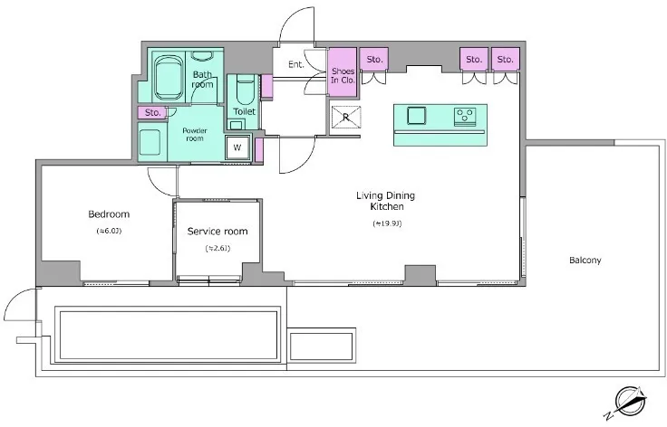 Urban Park Yoyogi - Floor Plan - ["Diagram", "Plan", "Floor plan"]