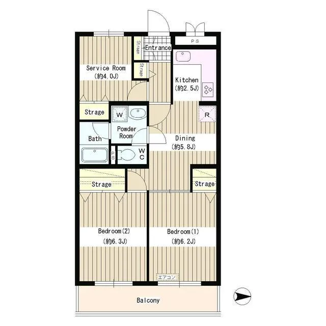 Dwell Riverside Ojima - Floor Plan - ["Floor plan", "Drawing", "Plan"]