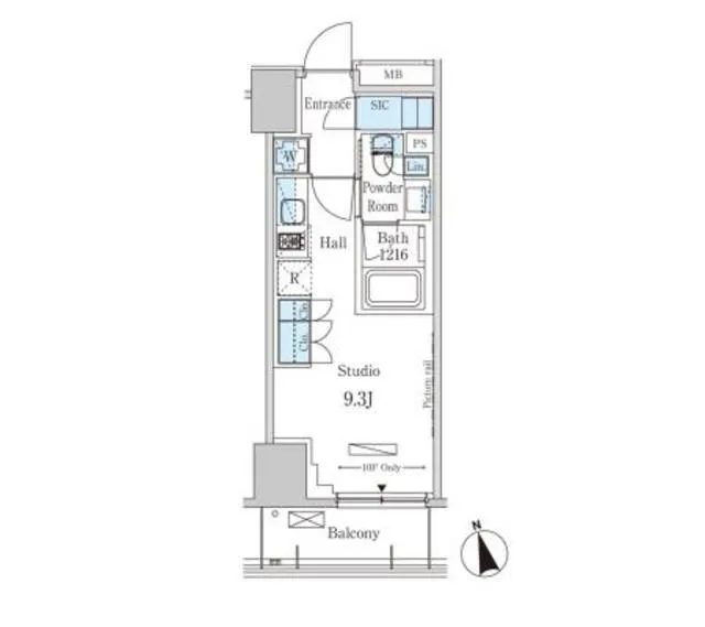 Park Axis Minami Aoyama 7 Chome - Floor Plan - ["Floor plan", "Plan", "Diagram"]
