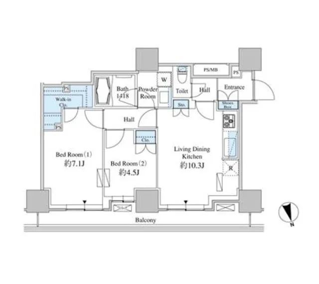 Belle Face Shibaura Tower - Floor Plan - ["Floor plan", "Plan", "Diagram"]