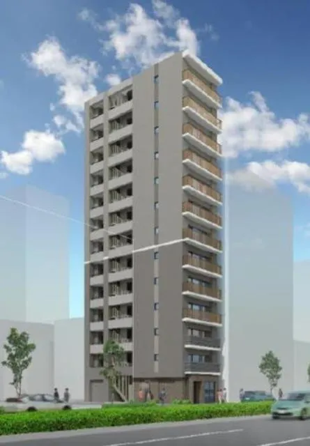 One Roof Flat Kuramae - Exterior - ["Urban area", "High-rise building", "Metropolitan area"]