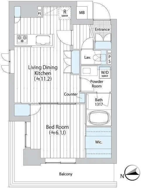 Live Garden Azumabashi - Floor Plan - ["White", "Floor plan", "Plan"]
