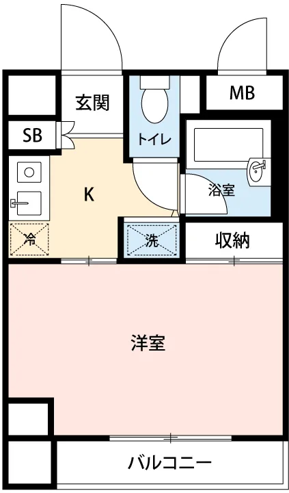 Mynavi STAY Miraie Ikebukuro Meiji-Dori - Floor Plan - ["Apartment"]