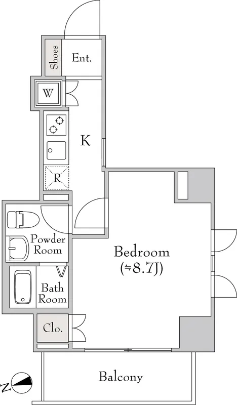Canvas Itabashi - Floor Plan - []