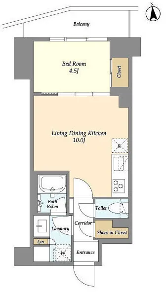 Comforia Takenotsuka East - Floor Plan - ["Diagram", "Floor plan", "Plan"]
