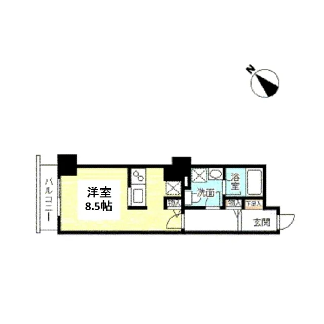 TK Flats Shibuya - Floor Plan - ["Rectangle", "Font", "Parallel"]